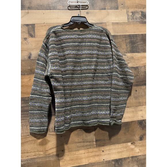 Vintage 1980s ALPS- Olive Grove-V-Neck Sweater - Size XXL - Picture 8 of 8